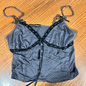 Women's Black Crop Top